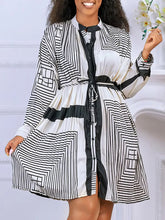 Women's Dresses Print Fashion Lace Casual Long Sleeve Mini Dress